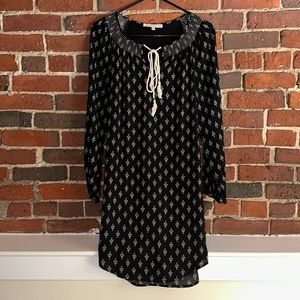 Daniel Rainn Long Sleeve Dress with Tie, Size Small
